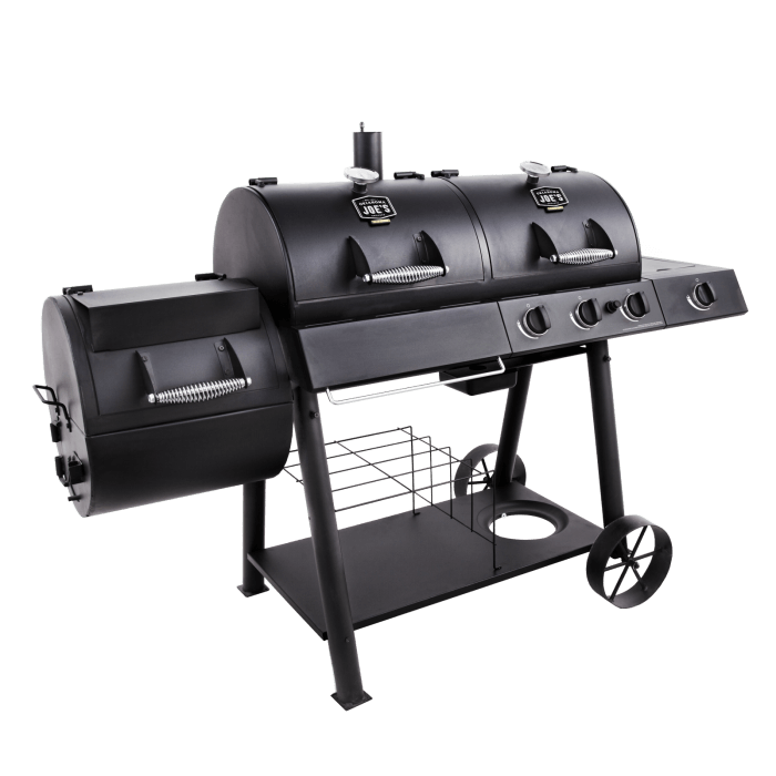 Longhorn Combo Charcoal/Gas Smoker & Grill