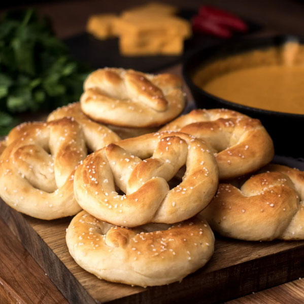 Smoked Beer Cheese & Pretzels