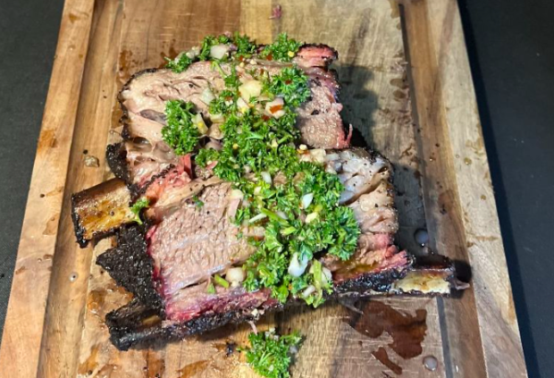 Beef Short Ribs with Chimichurri Sauce