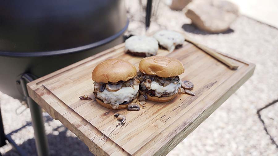 Mushroom Swiss Burger Recipe | Oklahoma Joeâ€™s Australia